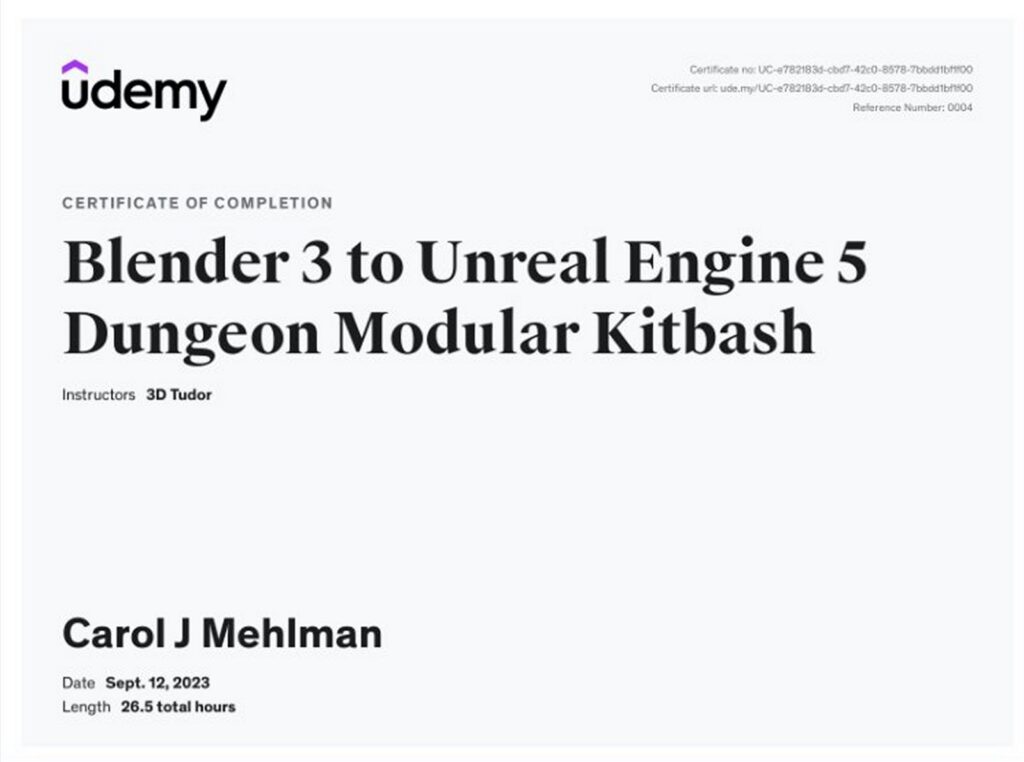 Blender 3 to Unreal Engine 5 Dungeon Modular Kitbash - Results - Click to see