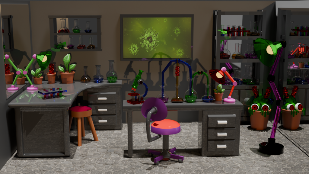 Blendermania3D Contest Certificate: Laboratory